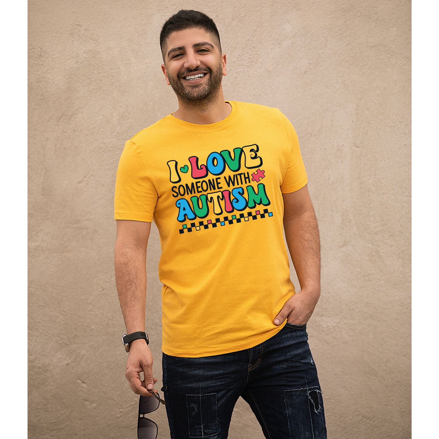 I Love Someone With Autism T-Shirt