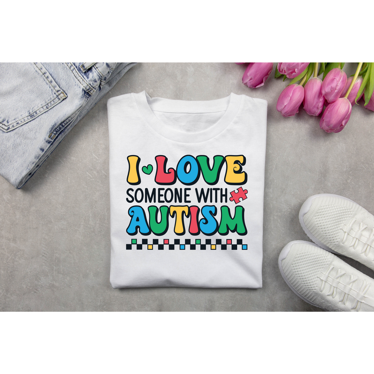 I Love Someone With Autism T-Shirt