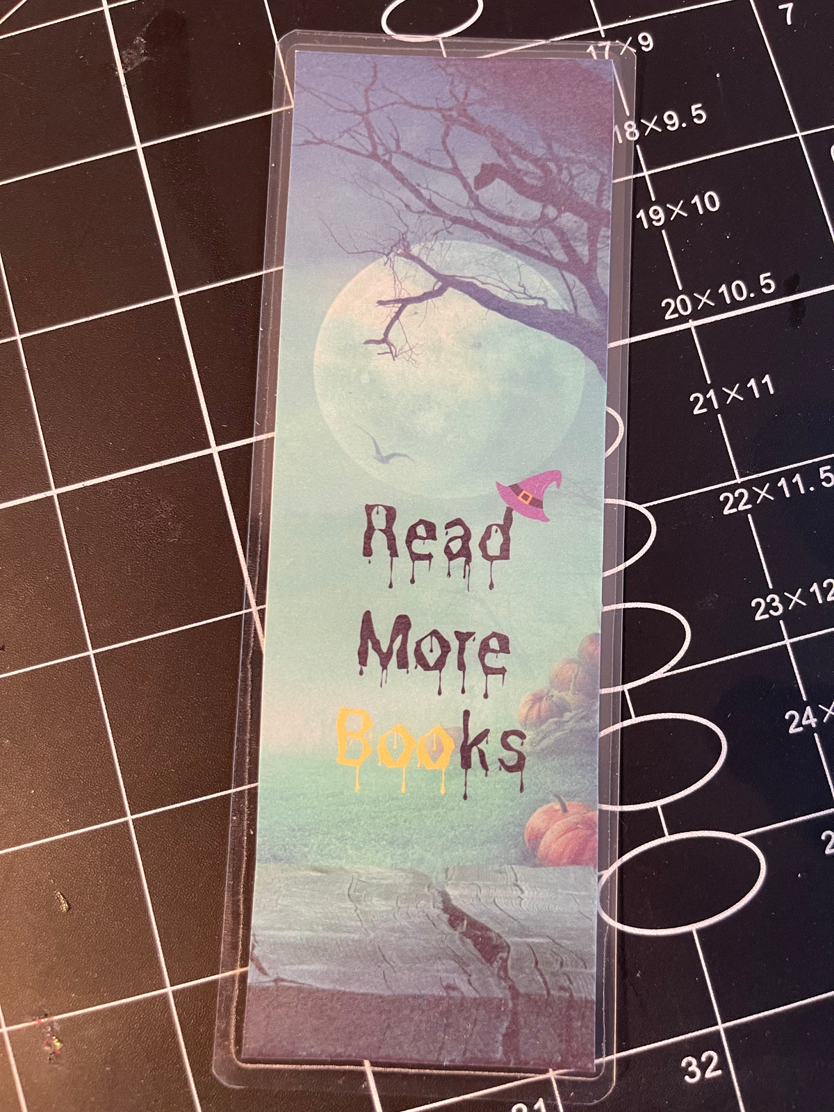 Read more books laminated bookmark