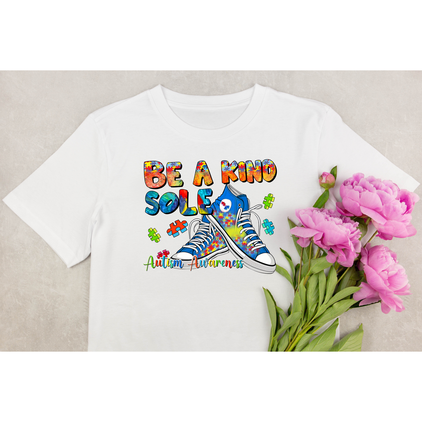 Be A Kind Sole- Autism Awareness T-Shirt