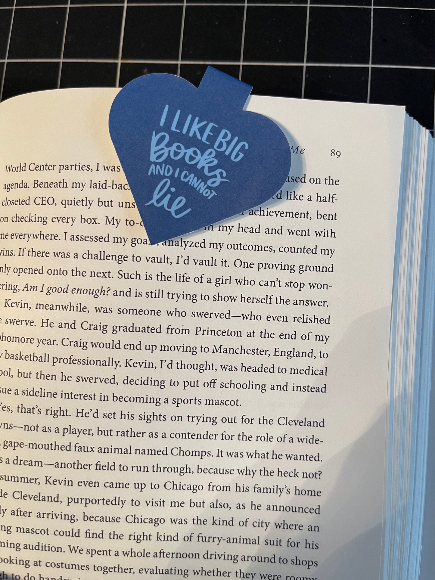 Magnetic Bookmark - I like big books and I cannot lie