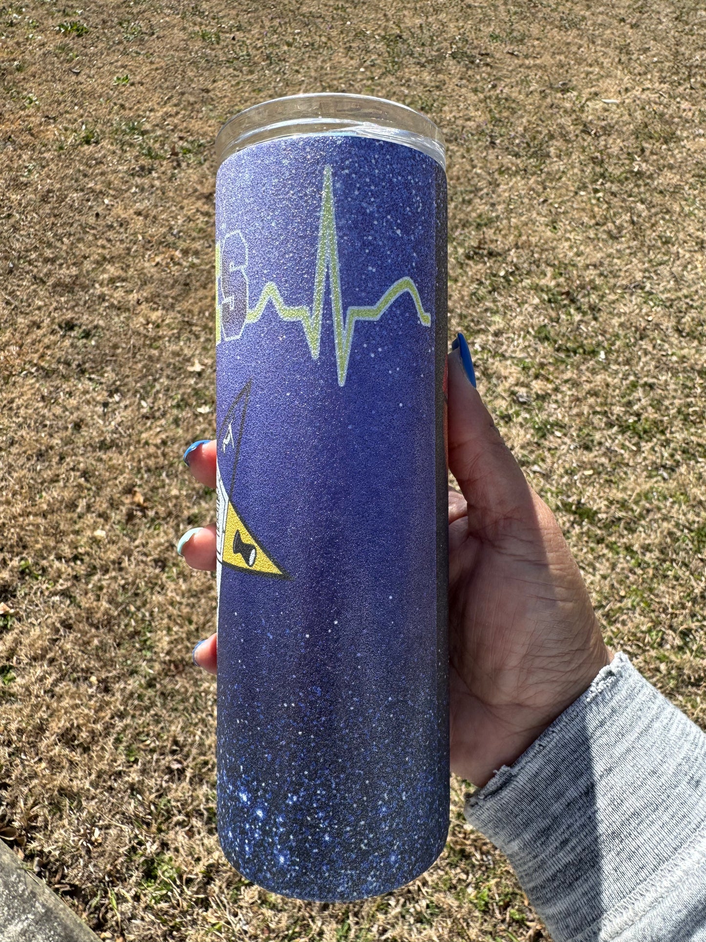 OES Sistar Pulse 20oz Glitter Tumbler (Clearance)