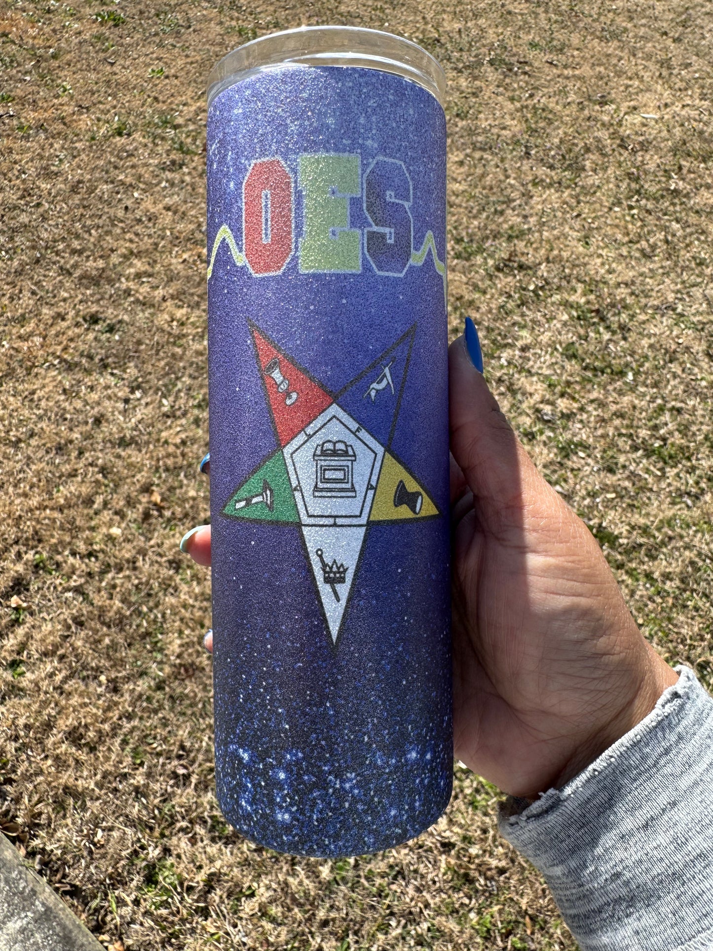 OES Sistar Pulse 20oz Glitter Tumbler (Clearance)