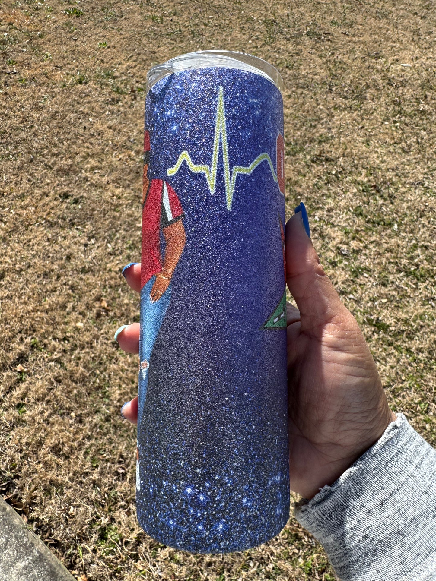 OES Sistar Pulse 20oz Glitter Tumbler (Clearance)