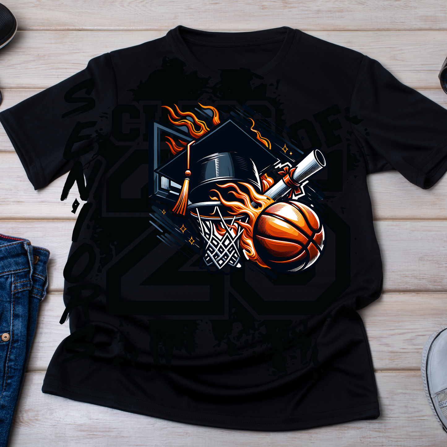 2025 Basketball Grad T-Shirt