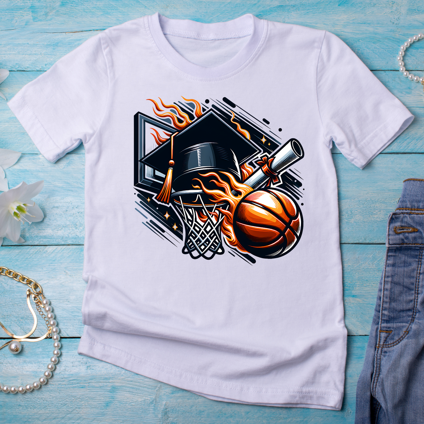 2025 Basketball Grad T-Shirt