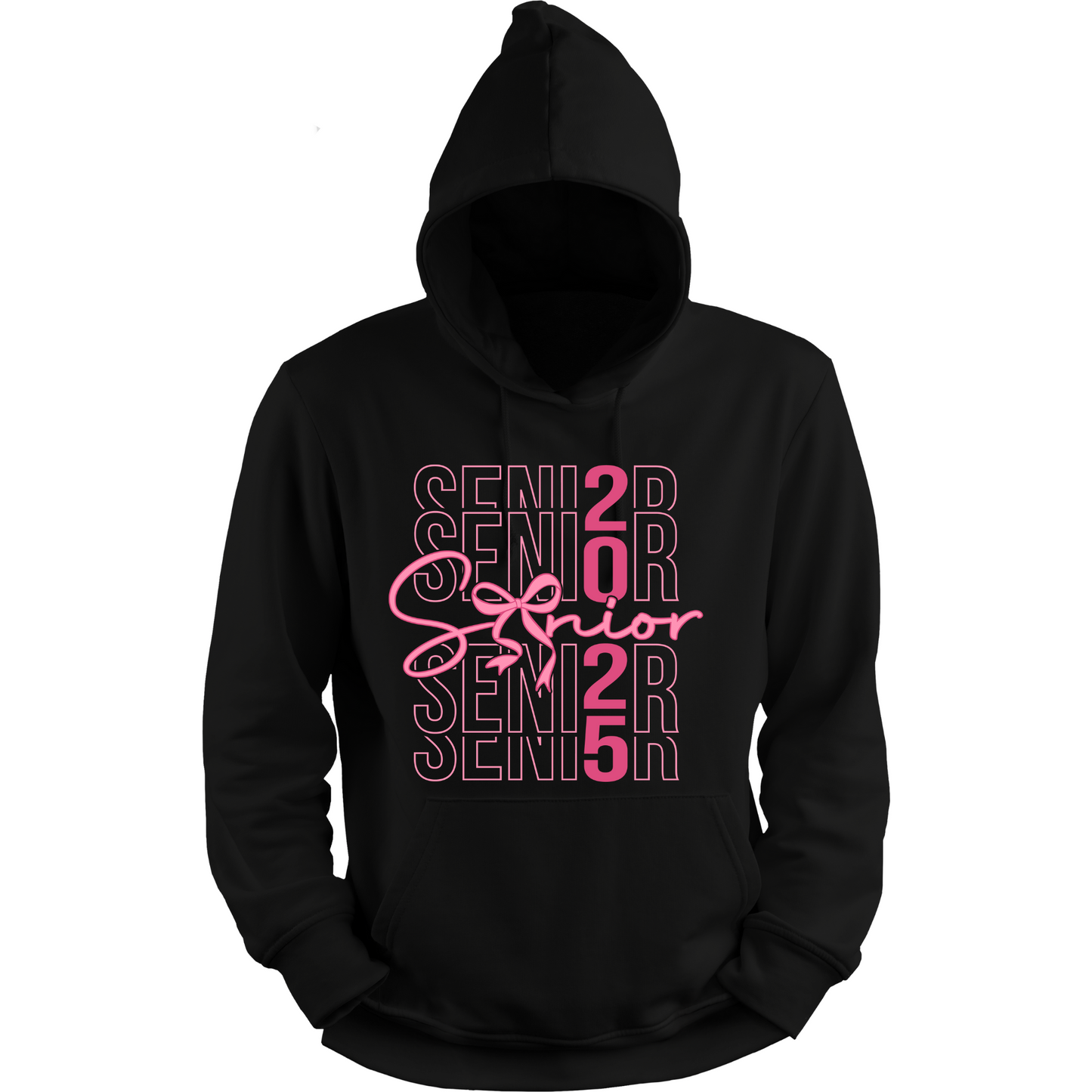 Pink Multi 2025 Senior Grad Hoodie