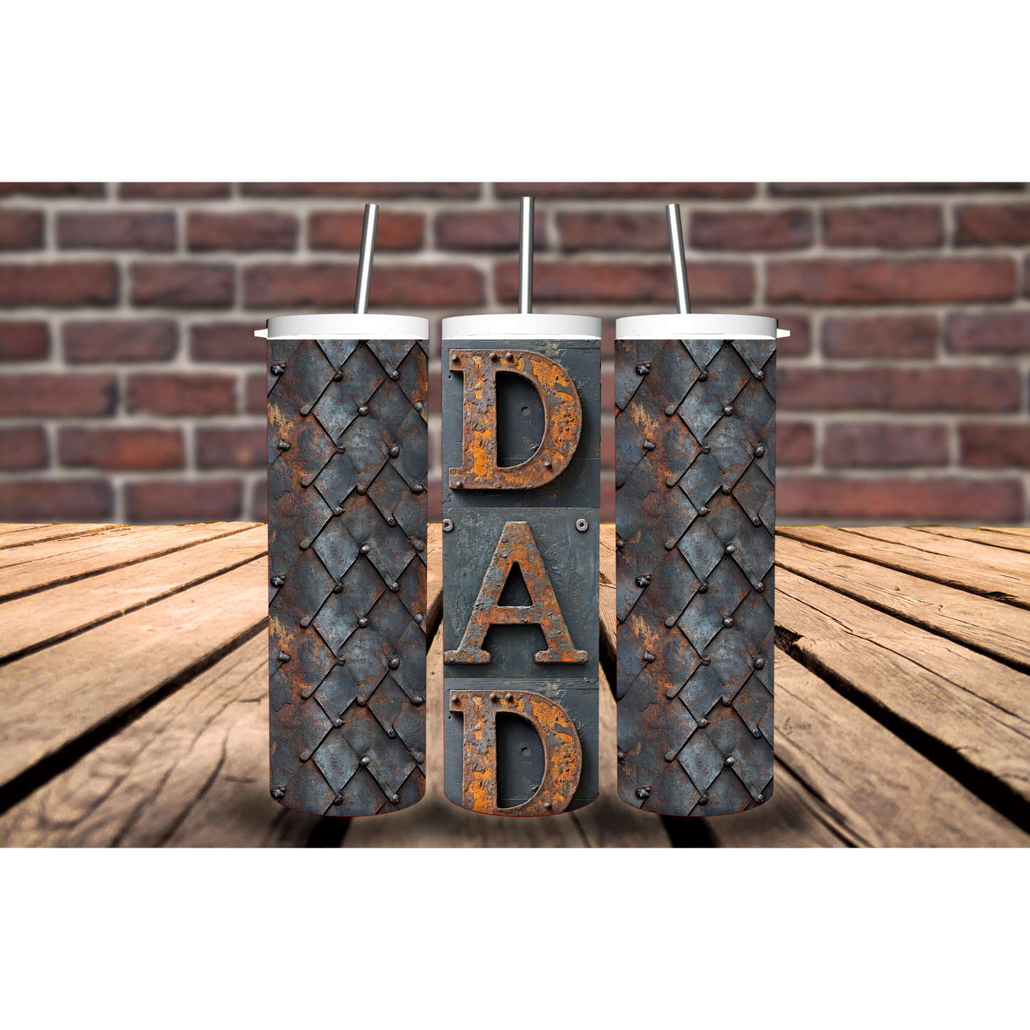 Rustic Dad Father's Day Tumbler