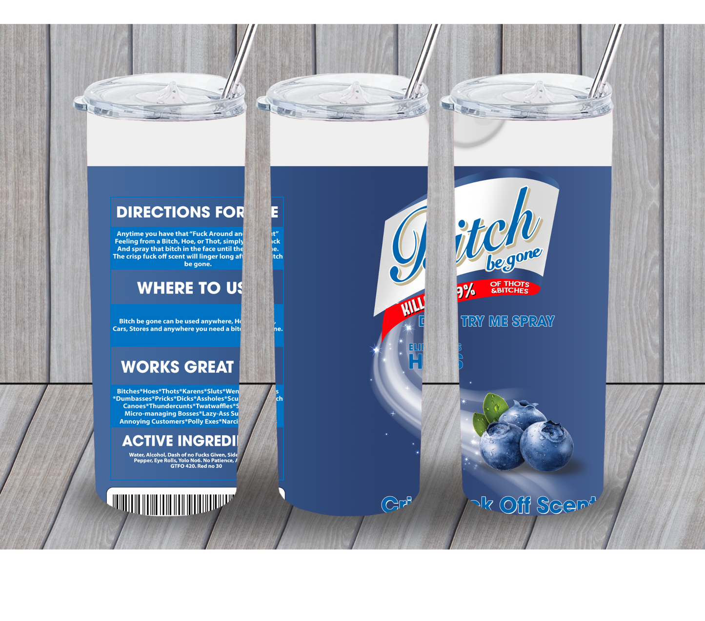 Blueberry B Spray 20oz Tumbler