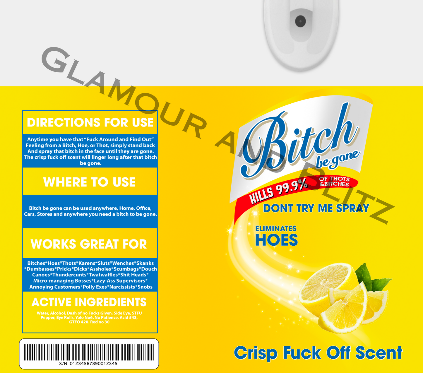 Lemon B Spray 20oz Tumbler