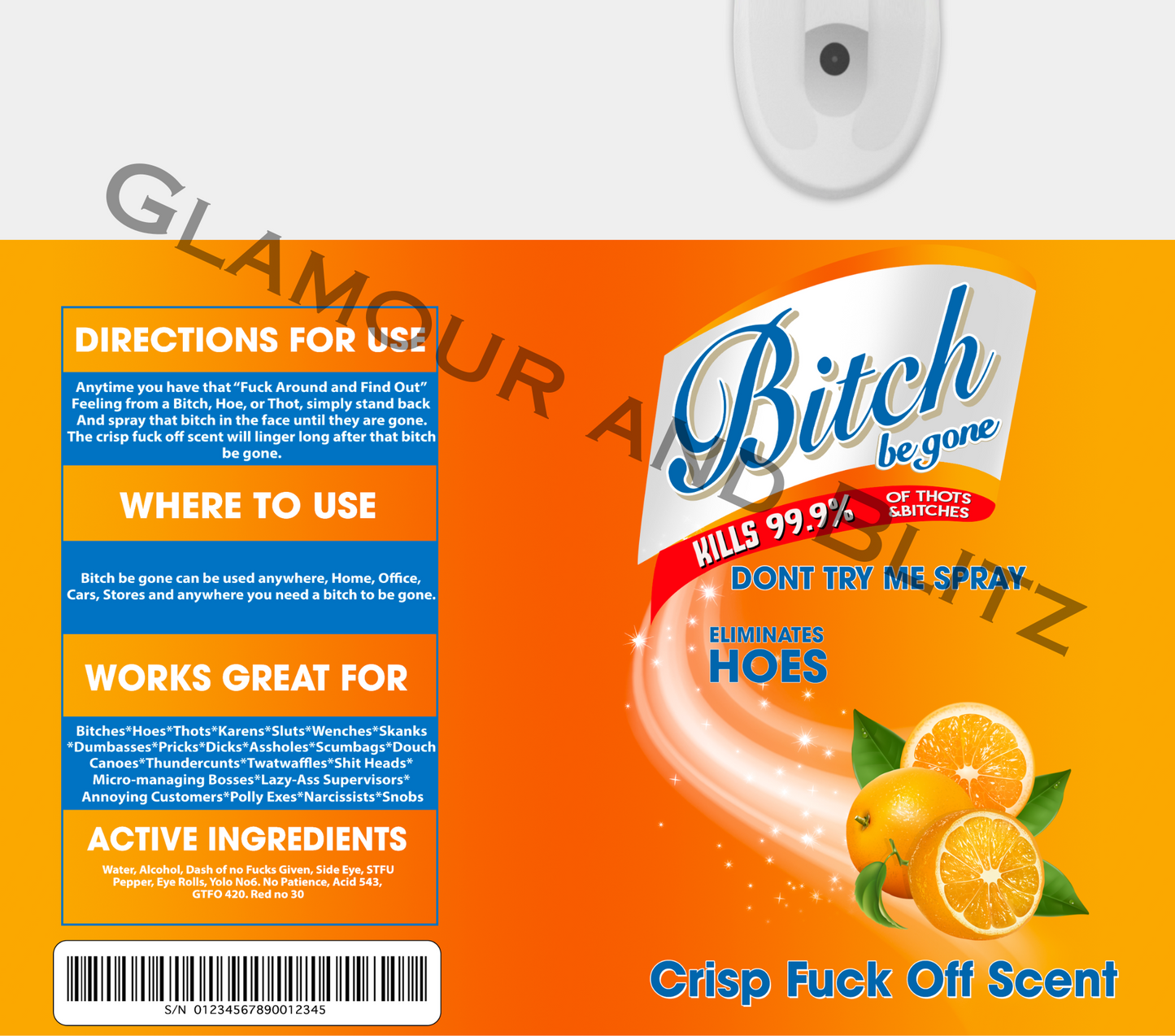 Orange B Spray 20oz Tumbler