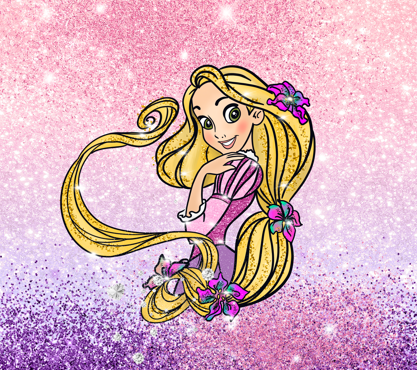 Rapunzel- Tangled 20oz Tumbler