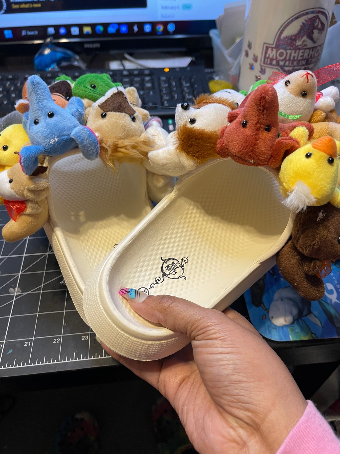 Teddy Bear Sandals Size 7/8