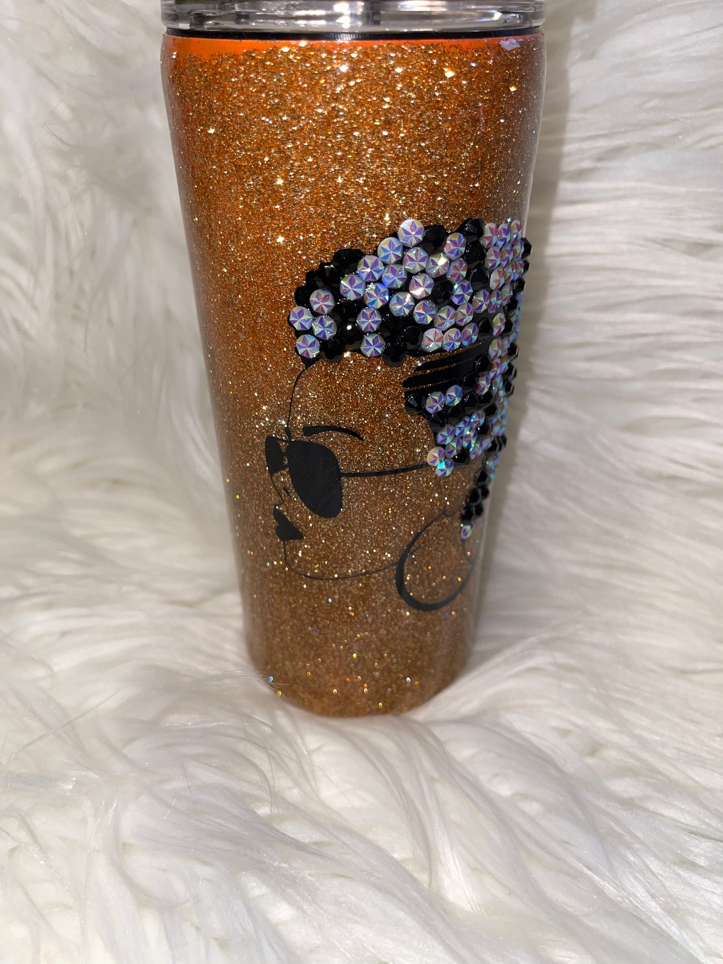 Bling Afro Tumbler 15oz