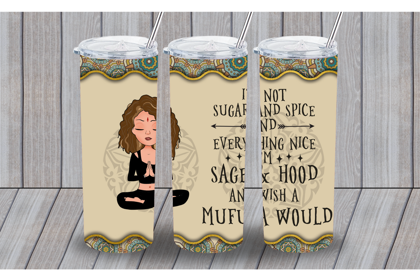 I'M NOT SUGAR AND SPICE 20OZ TUMBLER