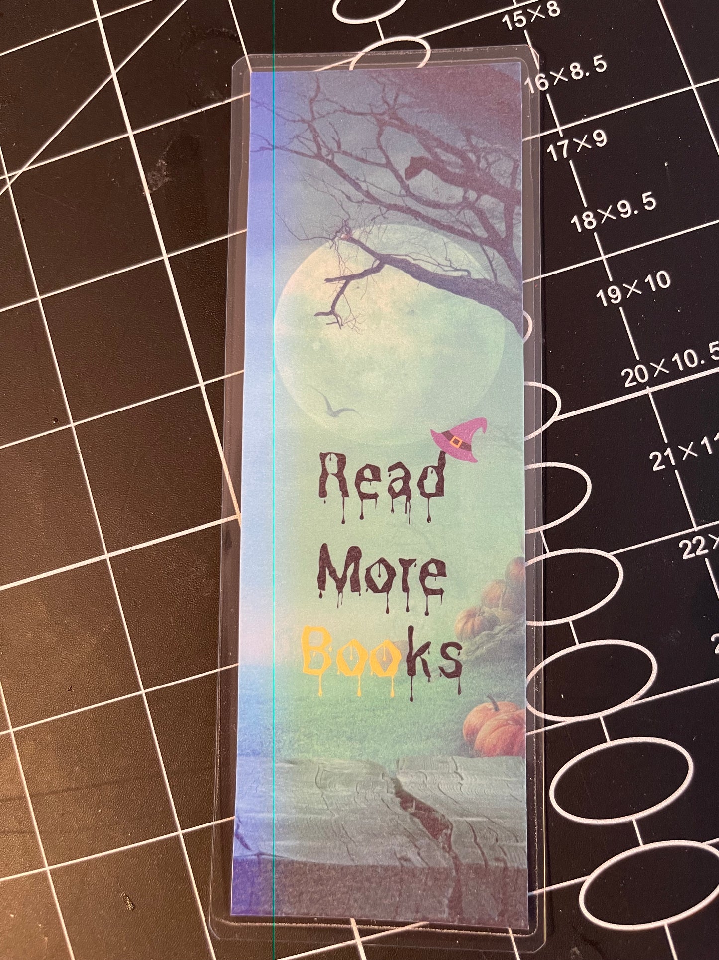 Read more books laminated bookmark