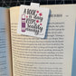 Magnetic Bookmark - A book a day keeps reality away.