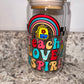 Teach Love Inspire 16oz. Glass can