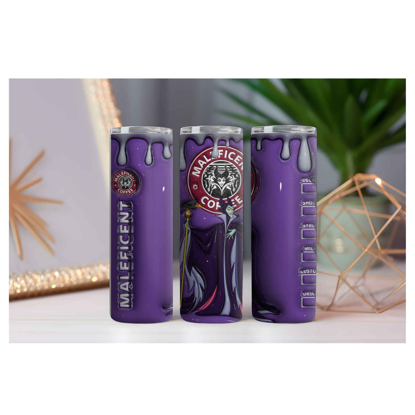 Maleficent 20oz Halloween Tumbler