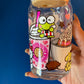 Kitty and Friends 16oz glass can