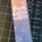 Dream Believe Achieve- laminated bookmark