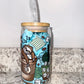 Happy Sloth Coffee 16oz glass can