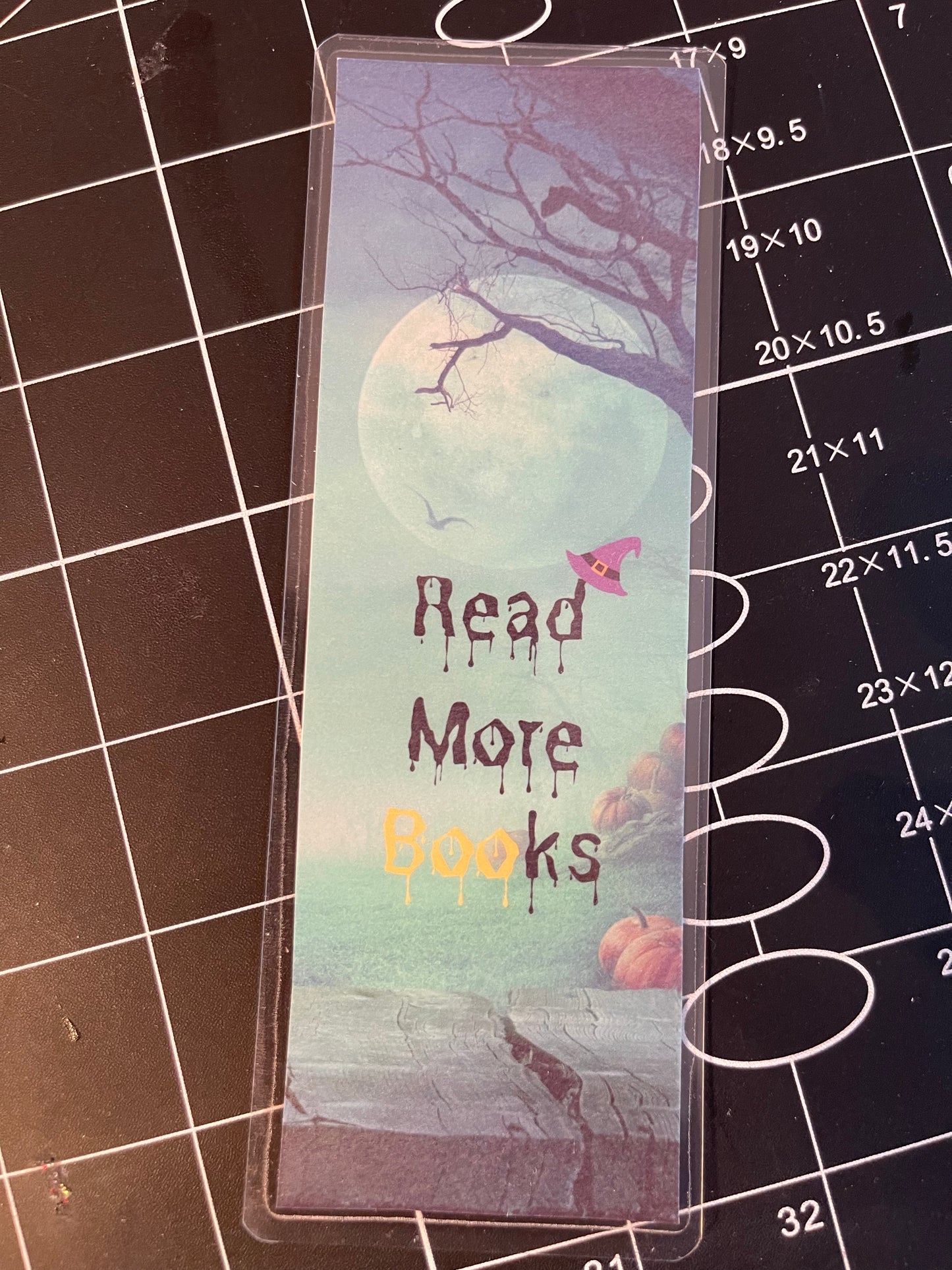 Read more books laminated bookmark