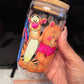 Pooh and Friends 16oz glass can