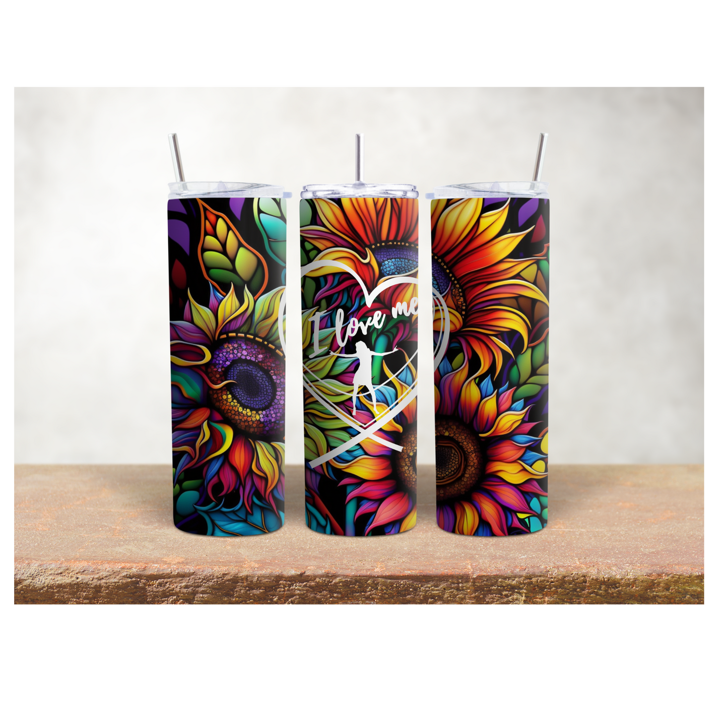 I Love Me Sunflower 20oz Tumbler