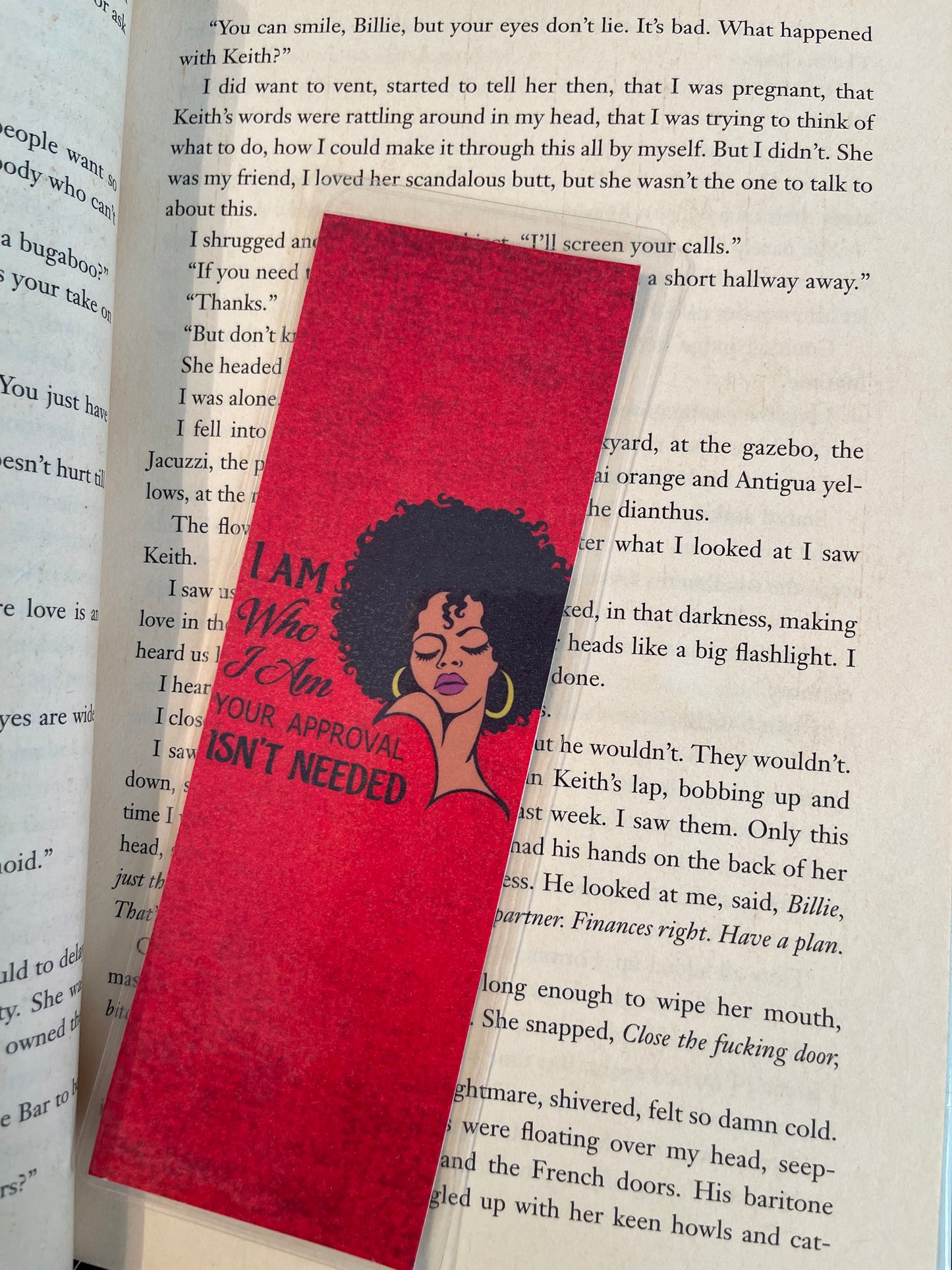 Your approval is not needed- laminated bookmark