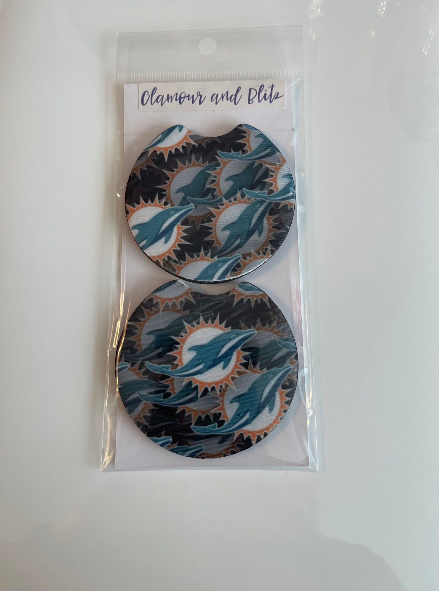 Dolphins #1 Car Coasters