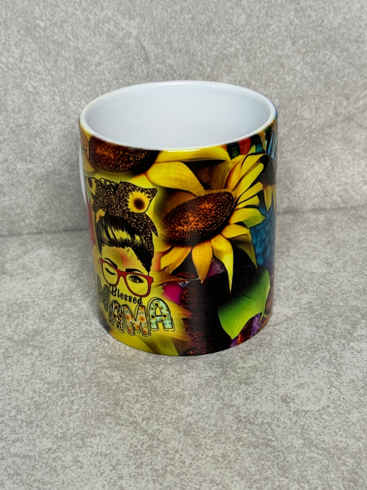 Blessed MaMa With Sunflowers 11oz Mug