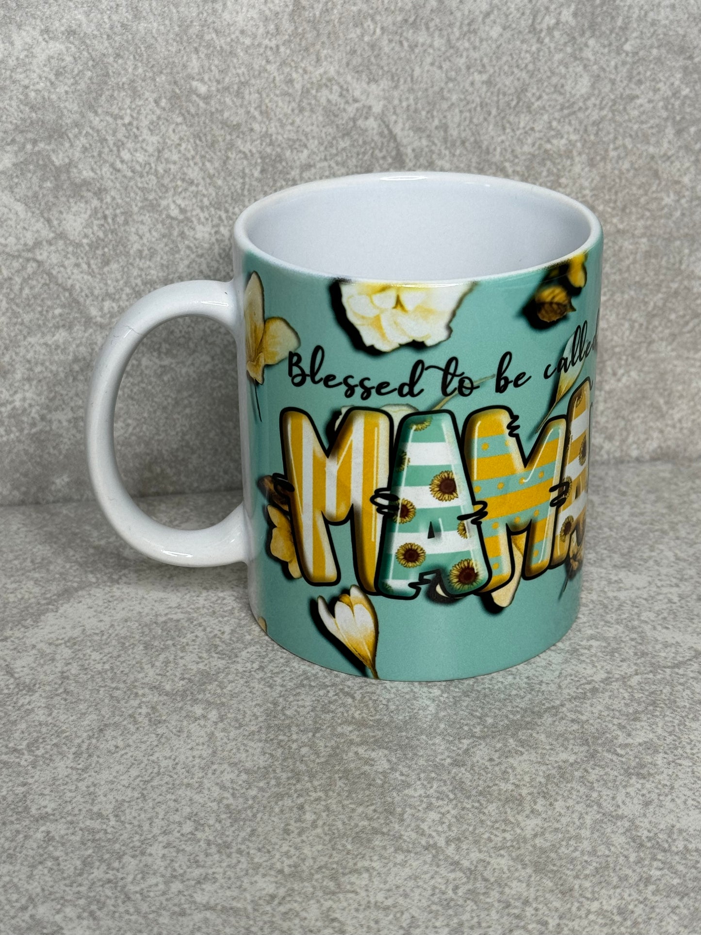 Blessed To Be Called MaMa With Stripes 11oz Mug