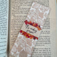 It’s reading season- laminated bookmark