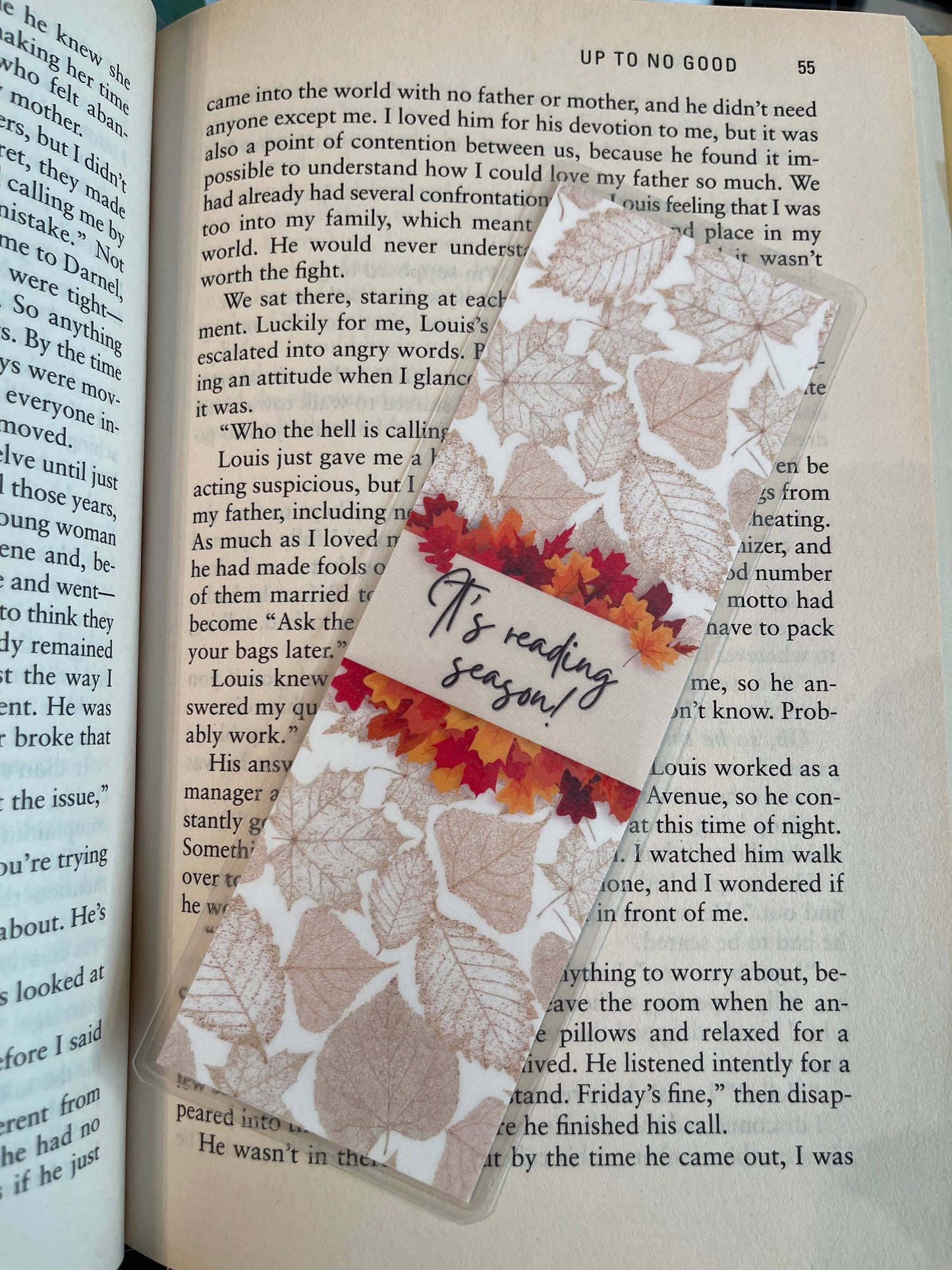 It’s reading season- laminated bookmark