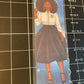 OES Afro girl- laminated bookmark