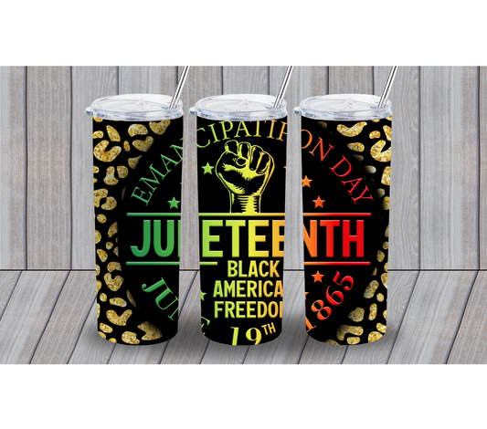 Juneteenth Emancipation 20oz Tumbler