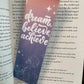 Dream Believe Achieve- laminated bookmark