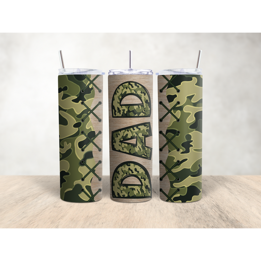 Dad - Father's Day Camouflage Tumbler