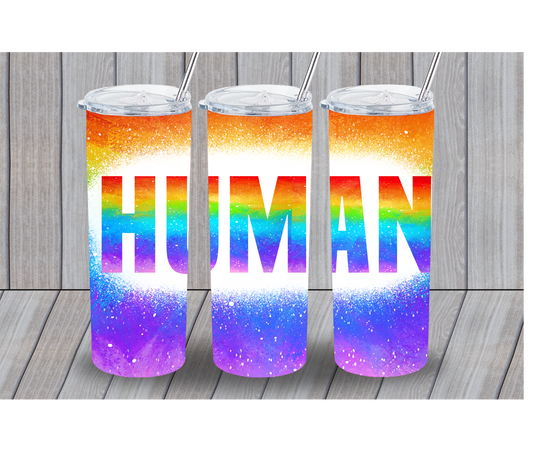 Human 20oz LGBTQ+ Rainbow Tumbler