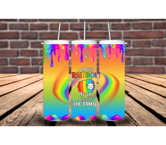Rainbow Sheep of The Family 20oz LGBTQ+ Tumbler