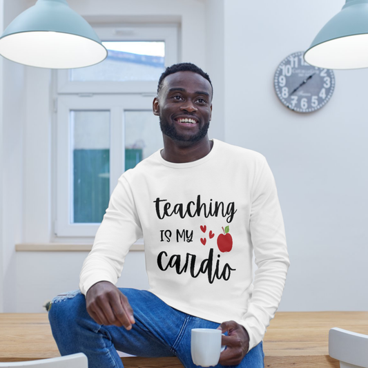 Teaching Is My Cardio White T-Shirt