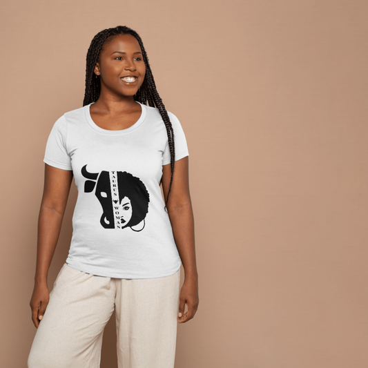 Taurus Woman White T-Shirt