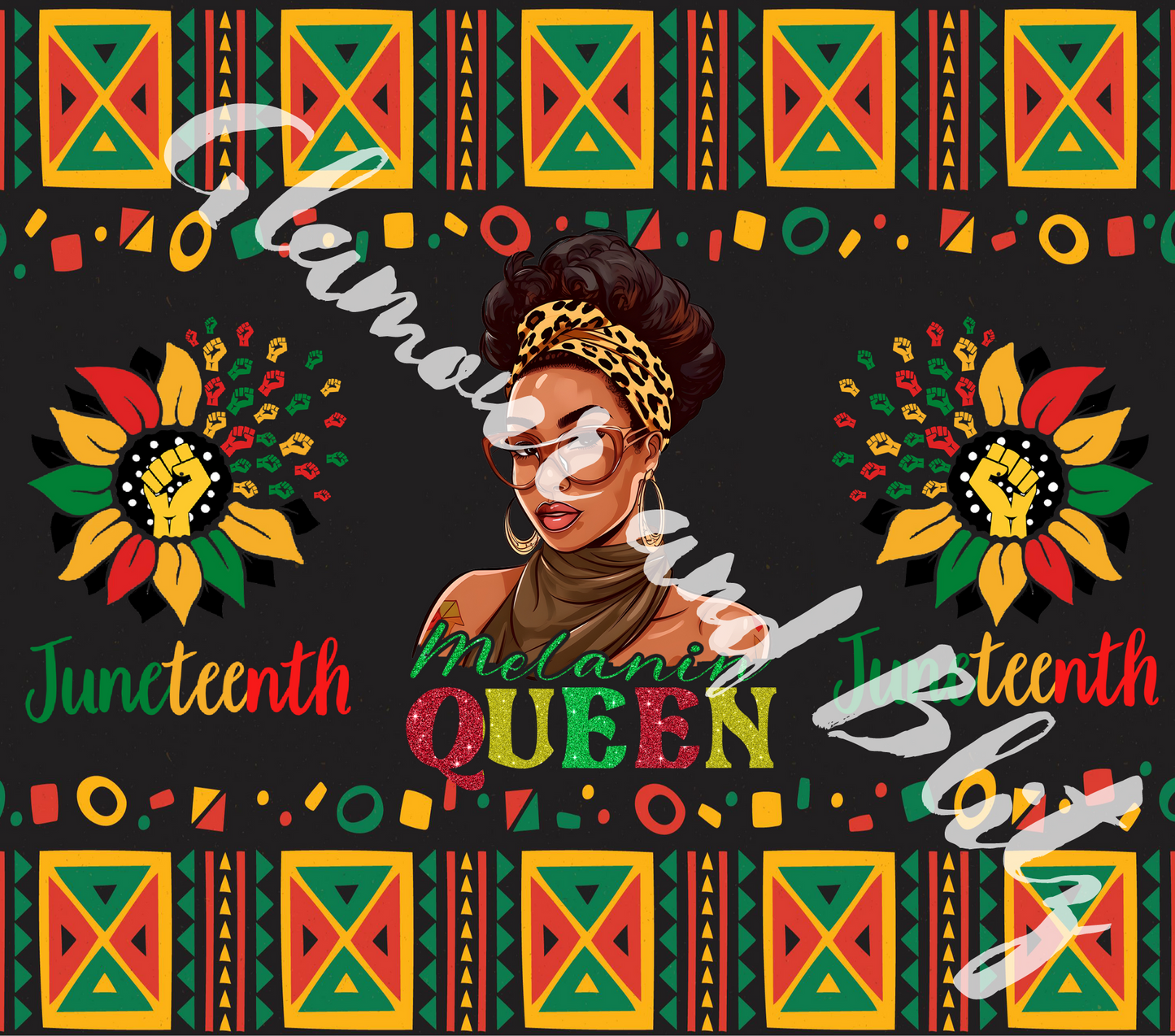 Juneteenth Melanin Queen 20oz Tumbler