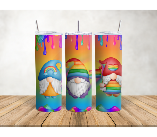 Rainbow Gnomes 20oz LGBTQ+ Tumbler