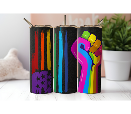 LGBTQ+ Pride Flag 20oz Tumbler