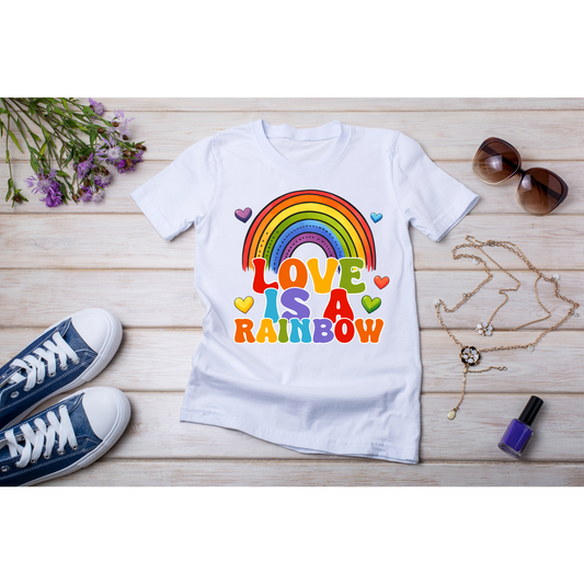 Love Is A Rainbow LGBTQ+ T-Shirt