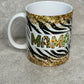 MAMA Zebra Print 11oz Mug