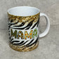 MAMA Zebra Print 11oz Mug