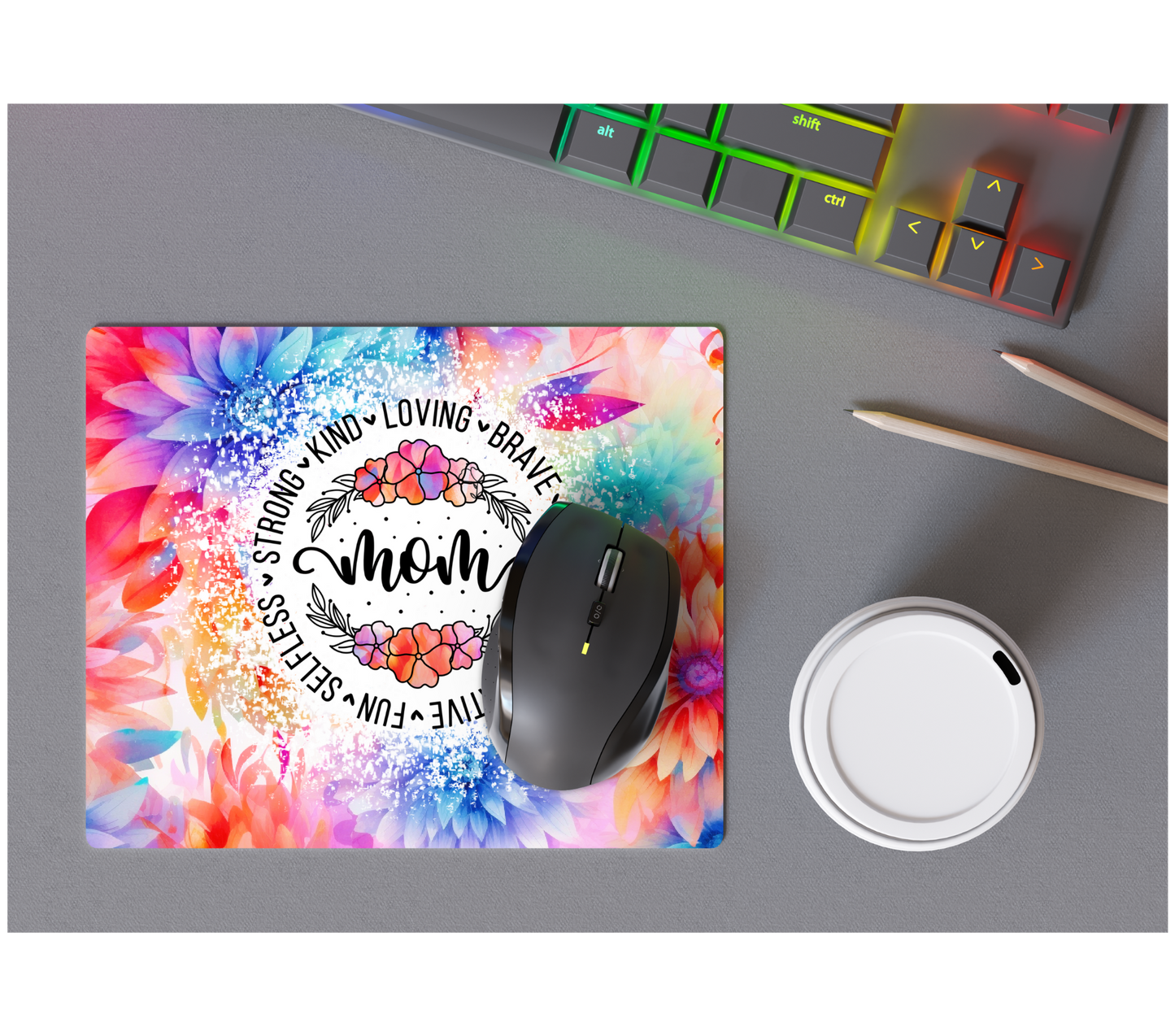 Mom Definition Circle Mousepad